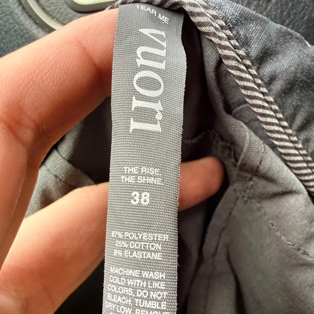 Vuori Men's Dark Gray Athletic Aim Pants 38 x 32